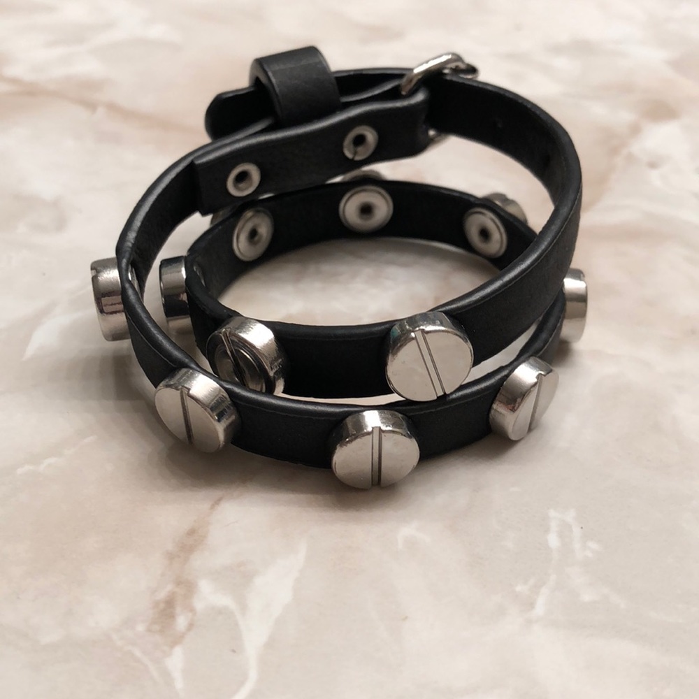 Leather wrap bracelet